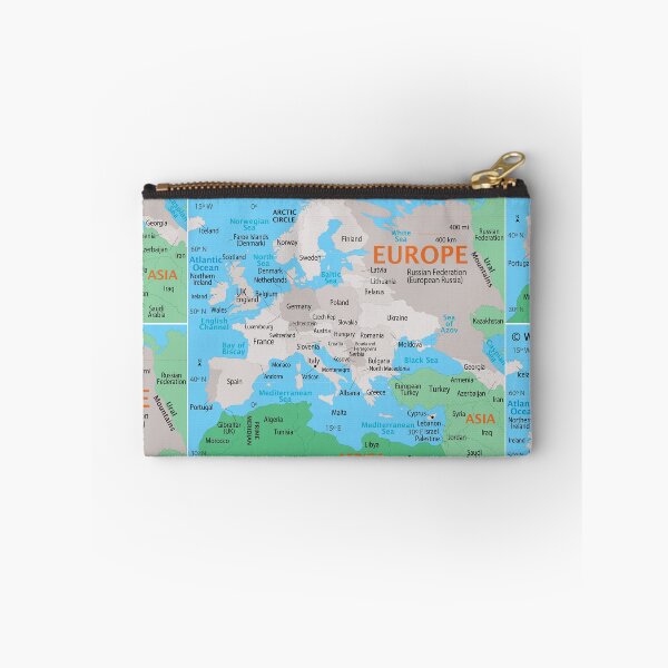 Item preview, Europe Map – Countries, Borders & Seas designed and sold by WorldAtlas.com.