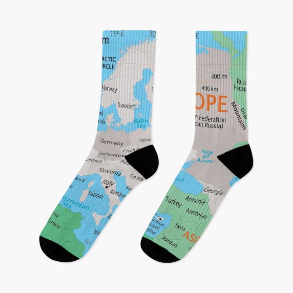 Item preview, Europe Map – Countries, Borders & Seas designed and sold by WorldAtlas.com.