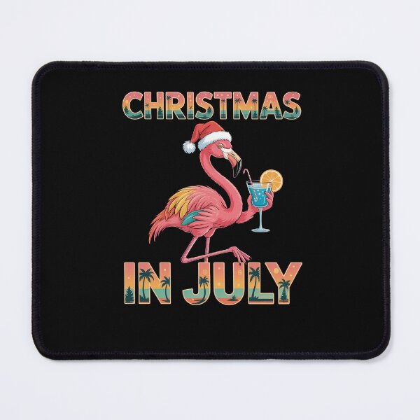 Item preview, Christmas In July Flamingo Beach Summer designed and sold by StephenDDArt.