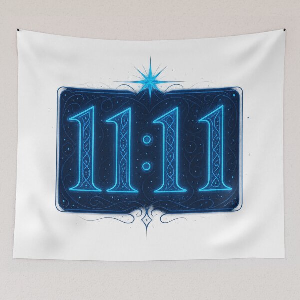 Item preview, 11:11 Angel Number Cosmic Glow designed and sold by HiteshArt111.