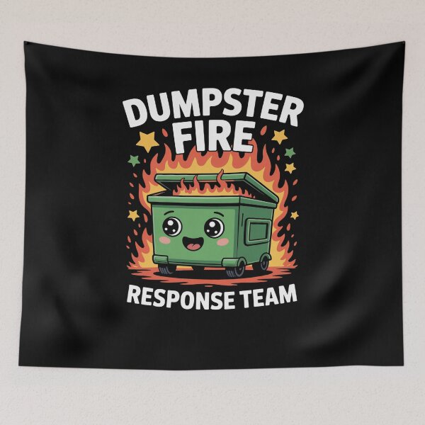 Item preview, Dumpster Fire Response Team designed and sold by MeowtivationP.