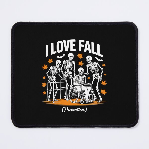 Item preview, Skeleton I Love Fall Prevention Fall Physical Therapy designed and sold by CombatTask.