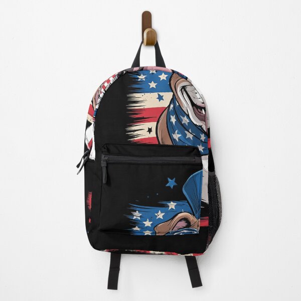 Item preview, English Bulldog 4th of July Dog Patriotic USA Flag Man Woman designed and sold by PowAcademy.