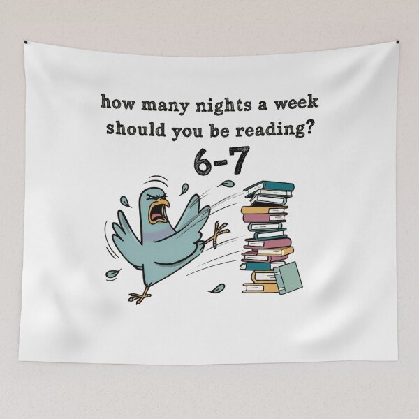 Item preview, How Many Nights A Week Should You Be Reading Six Seven Meme designed and sold by HumansStuck12.