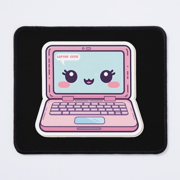 Item preview, Laptop Cutie – Cute Kawaii Laptop Character designed and sold by Smile-AlNo.