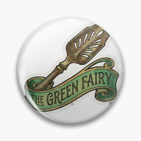 Item preview, The Green Fairy Absinthe Spoon Art Nouveau Bar Decor designed and sold by OneLineBar.