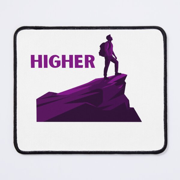 Item preview, Mountain hiker at the top of the mountain designed and sold by Chris-graphics-art.