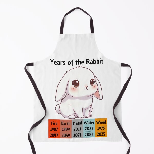Item preview, Chinese Zodiac Rabbit Years | Fluffy Animal Artwork designed and sold by Pets & Memes & Stuff.
