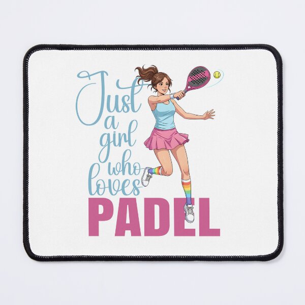 Item preview, Just A Girl Who Loves Padel Cute Anime Style Sport Art designed and sold by Mr Lee.