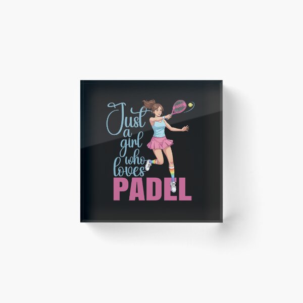 Item preview, Just A Girl Who Loves Padel Cute Anime Style Sport Art designed and sold by Mr Lee.