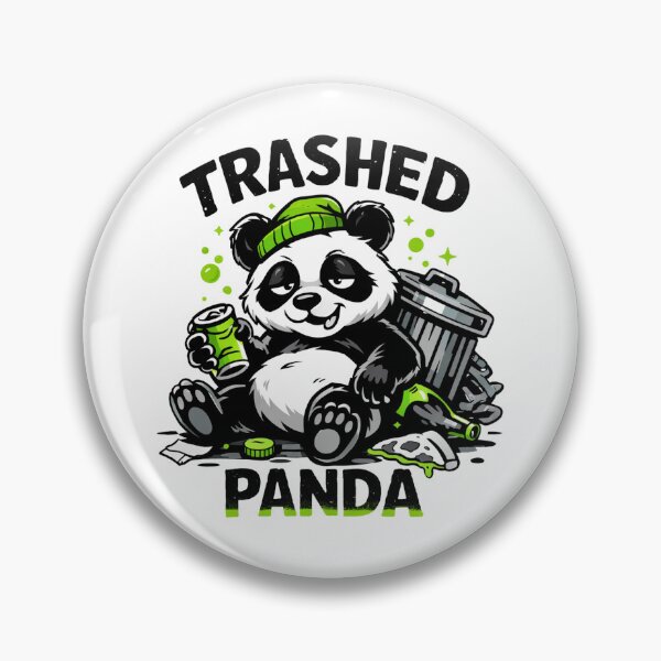 Item preview, Trashed Panda - Cute Chaos Meme designed and sold by DavdPrt.
