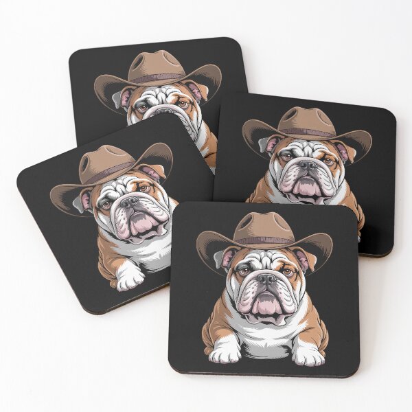 Item preview, English Bulldog Cowboy Hat Bulldog Lovers designed and sold by MeowtivationP.