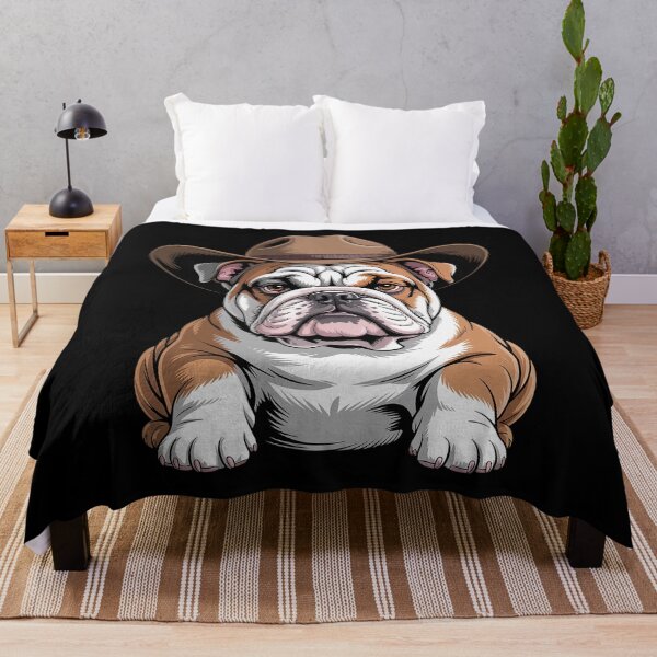 Item preview, English Bulldog Cowboy Hat Bulldog Lovers designed and sold by MeowtivationP.
