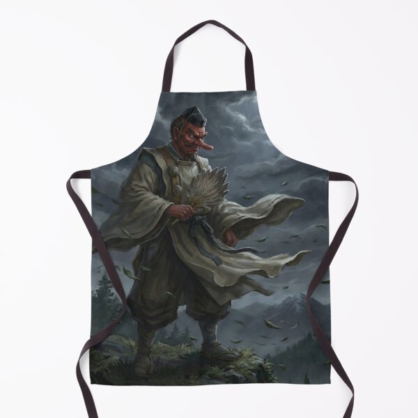 Item preview, Tengu of the Storm Peak — Guardian of the Mountain Winds | Japanese Myth Art | Mori no Akari designed and sold by Mori-no-Akari.
