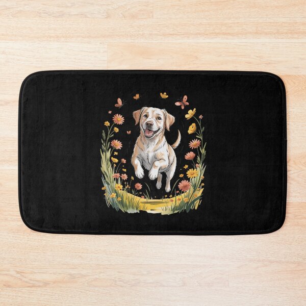Item preview, Floral Wildflower Dog Labrador Retriever for Men Women  designed and sold by MythWoot.