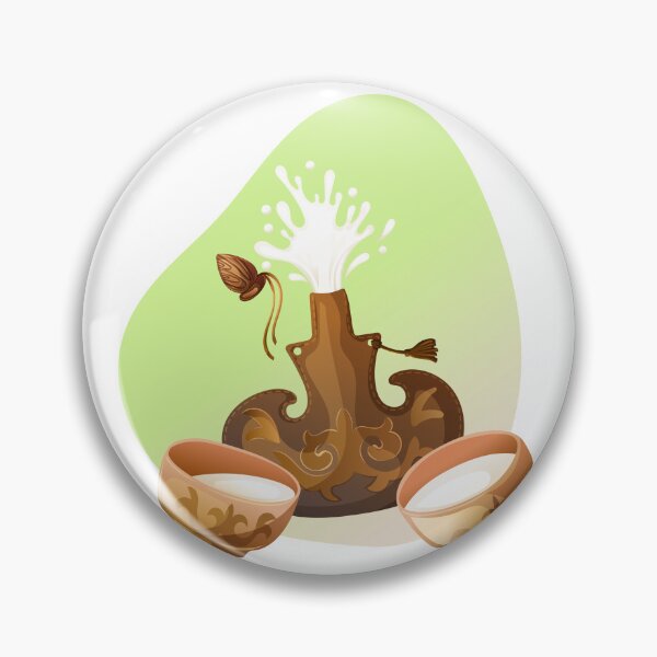 Item preview, kazakh traditional drink kymyz dish designed and sold by artbymadina.