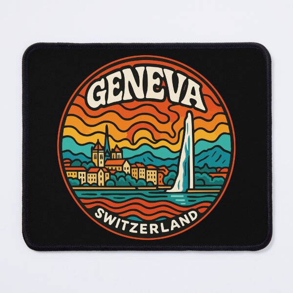 Item preview, Geneva Switzerland Travel designed and sold by TomFrontierArt.