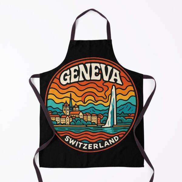 Item preview, Geneva Switzerland Travel designed and sold by TomFrontierArt.