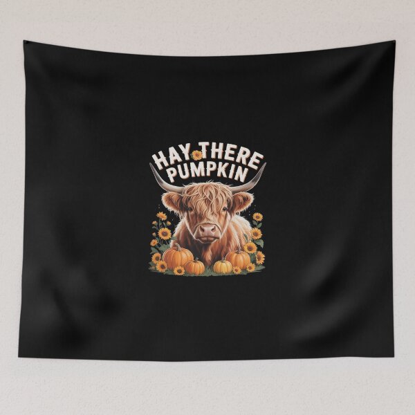 Item preview, Hay There Pumkin Highland Cow Fall Autumn Thanksgiving  designed and sold by SyntaxClaw.