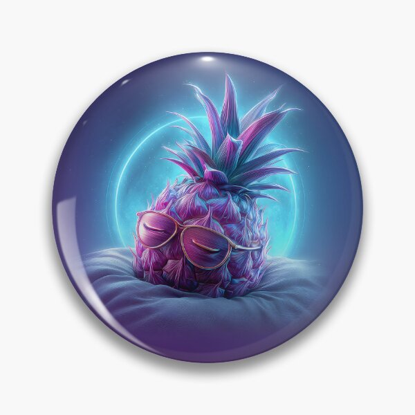 Item preview, Sleepy Neon Glow Pineapple designed and sold by SQSHD-Pineapple.