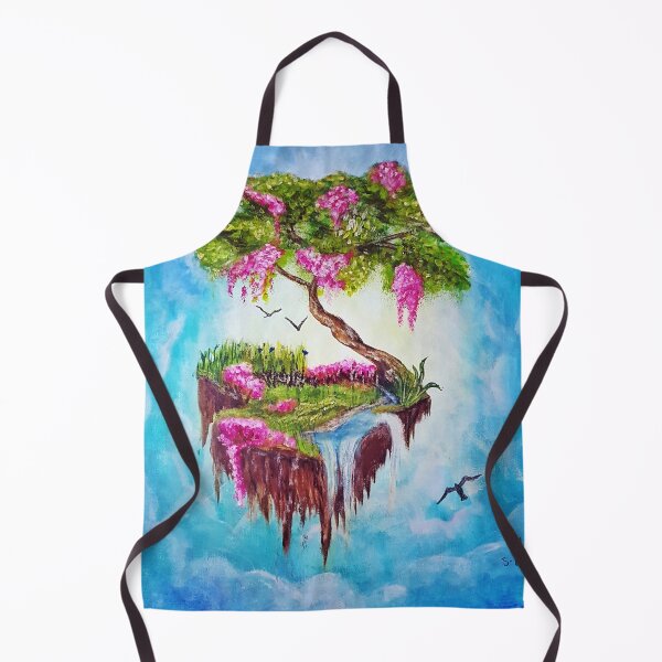 Item preview, Floating Fantasy Island – Turquoise Sky World designed and sold by ZiehrArt.