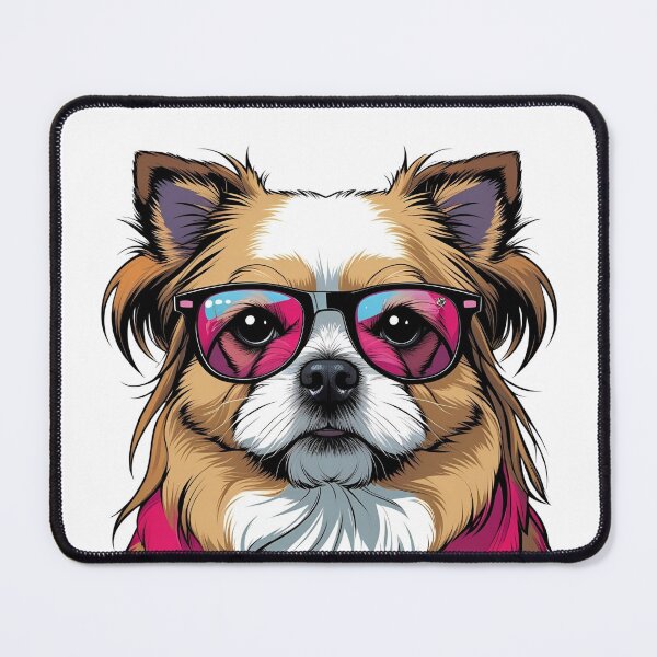 Item preview, Retrato de perro Shih Tzu punk designed and sold by Spectral2.