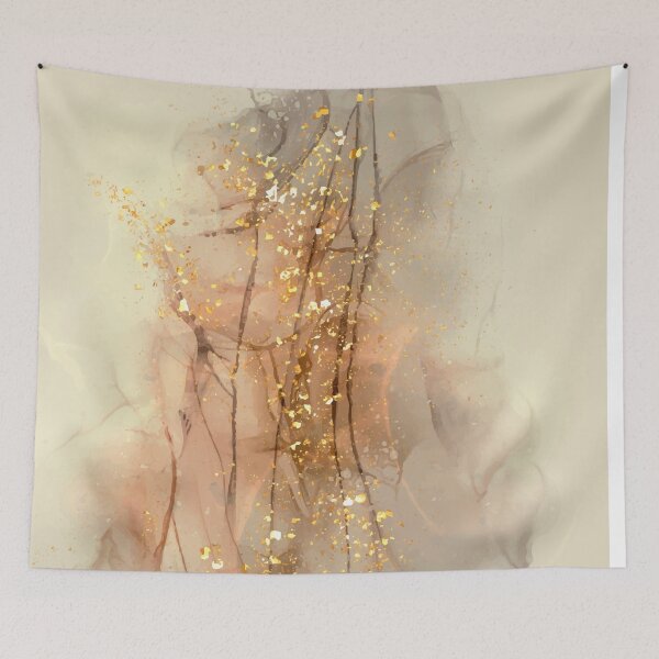 Item preview, Ethereal Gaia - Earth Tones and Gold Leaf designed and sold by Julia's Art .