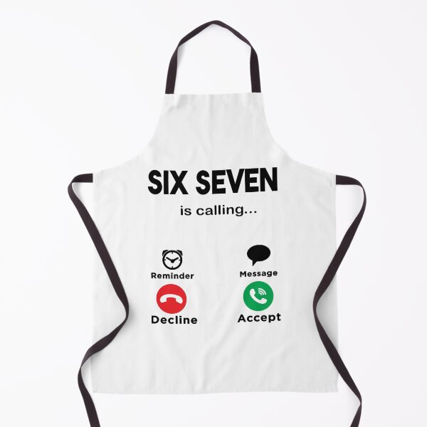 Item preview, Six Seven Is Calling Funny 6 7 Joke 67 Meme Men Women Kids designed and sold by ZANNIX.
