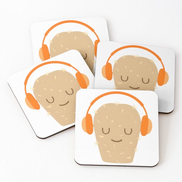 Item preview, Cactus Tunes: Music Loving Plant designed and sold by SunkenCost.