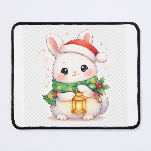 Item preview, Kawaii Christmas Bunny – Cozy Winter Cute Animal designed and sold by kimkosovo.