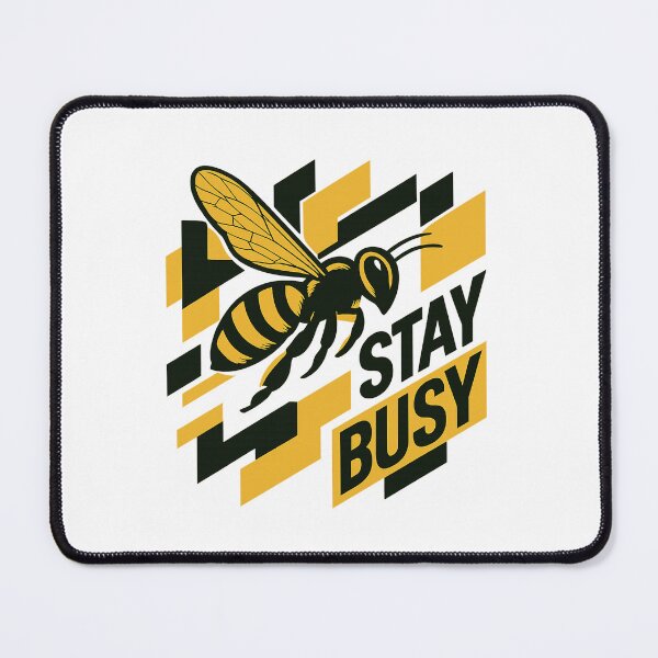 Item preview, Stay Busy Bee - Bold Motivational Vector Design designed and sold by MKreative Studio.