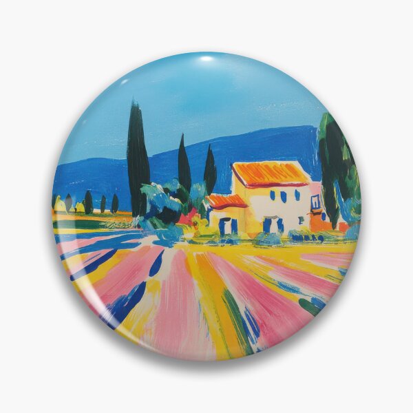 Item preview, Mediterranean House & Blue Mountains Impasto designed and sold by ArtHouseNiklas.