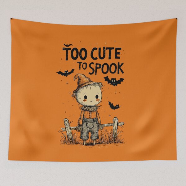 Item preview, Too cute to spook - Scarecrow  designed and sold by Sketch-Shack.