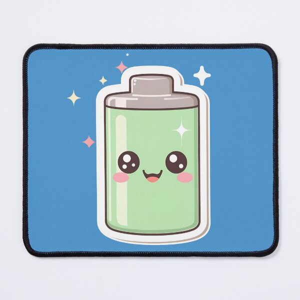Item preview, Full Battery Kawaii – Full Energy Cute Design designed and sold by Smile-AlNo.