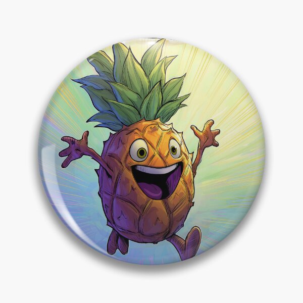 Item preview, Excited Pineapple Sketch designed and sold by SQSHD-Pineapple.