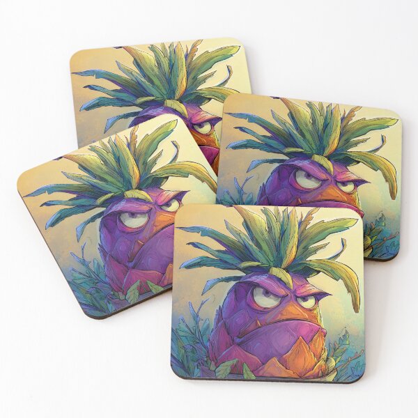 Item preview, Grumpy Pineapple Sketch designed and sold by SQSHD-Pineapple.