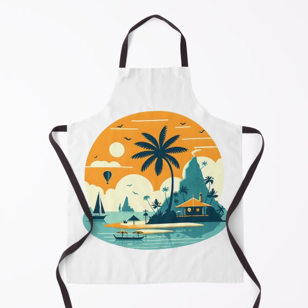 Item preview, Serene Minimalist Illustration of Ko Samui Island, Thailand designed and sold by inkNext.