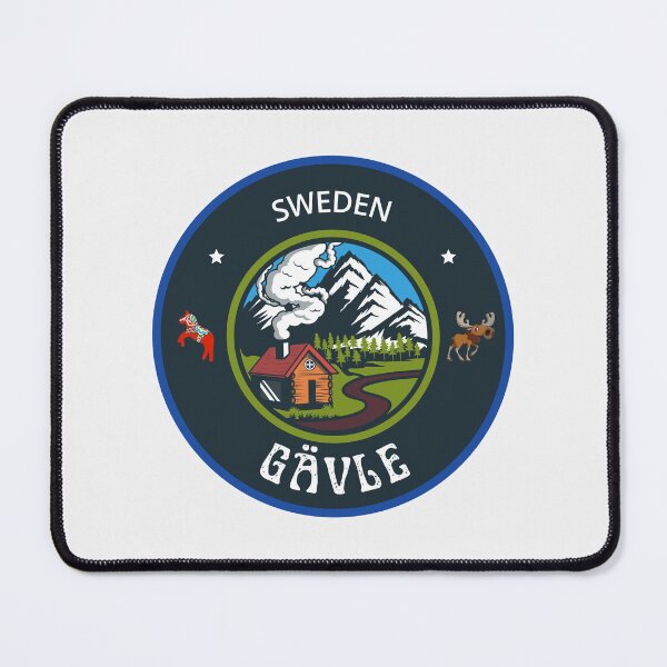 Item preview, Gävle Sweden Emblem | Scandinavian Travel Badge Design designed and sold by World Designs.