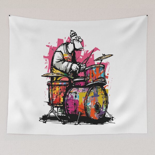 Item preview, Drummer designed and sold by StudioRedKoala.