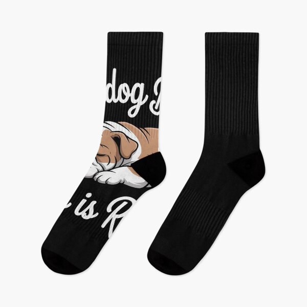 Item preview, English Bulldog Bulldog Dad Life Is Ruff Men  designed and sold by PowAcademy.