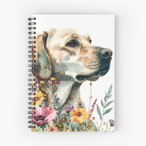 Item preview, Gentle Floral Dog Watercolor designed and sold by PawJoyParents.
