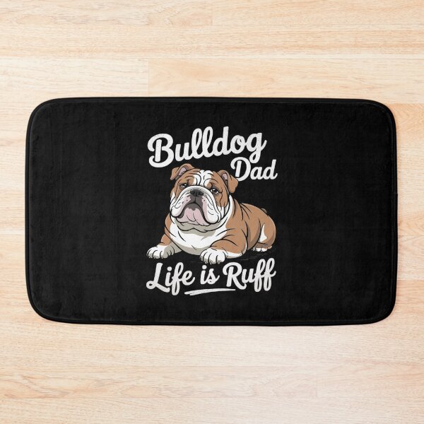 Item preview, English Bulldog Bulldog Dad Life Is Ruff Men  designed and sold by PowAcademy.