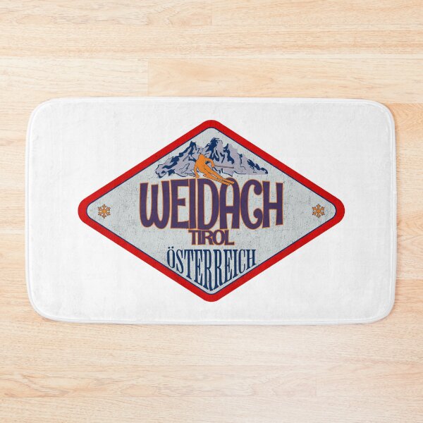 Item preview, Weidach, Tirol, Osterreich, Austria, Vintage skiing badge design designed and sold by Wanderful-roads.