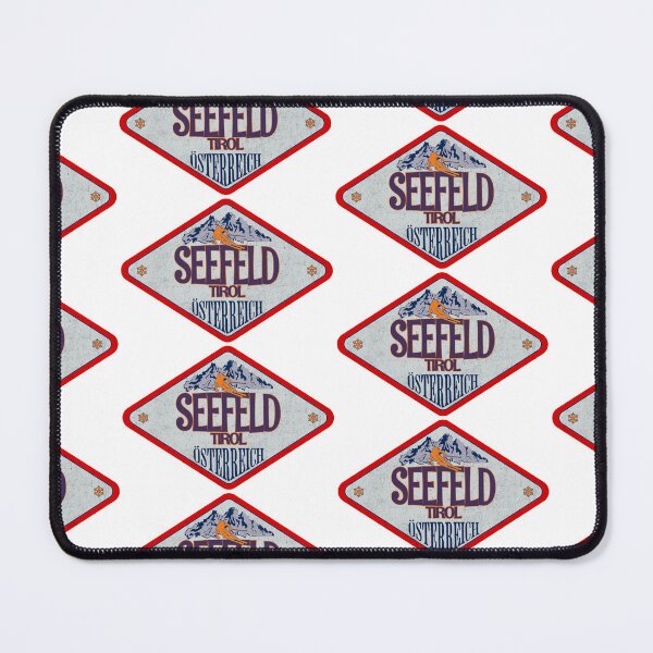 Item preview, Seefeld, Tirol, Osterreich, Austria, Vintage skiing badge design designed and sold by Wanderful-roads.