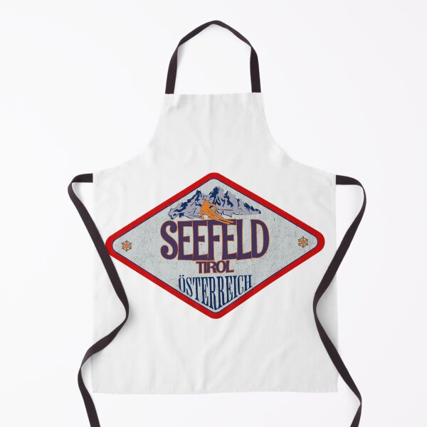 Item preview, Seefeld, Tirol, Osterreich, Austria, Vintage skiing badge design designed and sold by Wanderful-roads.