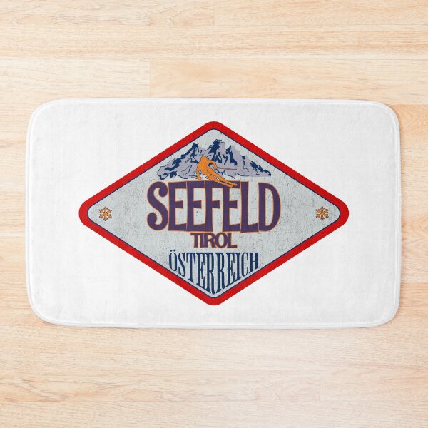 Item preview, Seefeld, Tirol, Osterreich, Austria, Vintage skiing badge design designed and sold by Wanderful-roads.