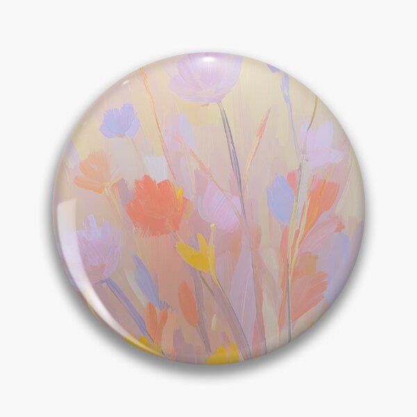 Item preview, Abstract pastel flower meadow Impressionism designed and sold by ArtHouseNiklas.