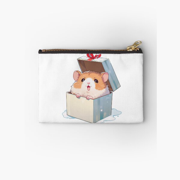 Item preview, Cute hamster in a gift box designed and sold by CircleTriangle.