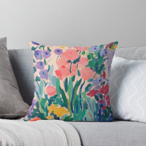 Item preview, A colorful sea of flowers: Abstract impasto work designed and sold by ArtHouseNiklas.