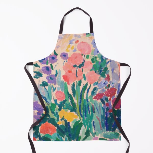 Item preview, A colorful sea of flowers: Abstract impasto work designed and sold by ArtHouseNiklas.